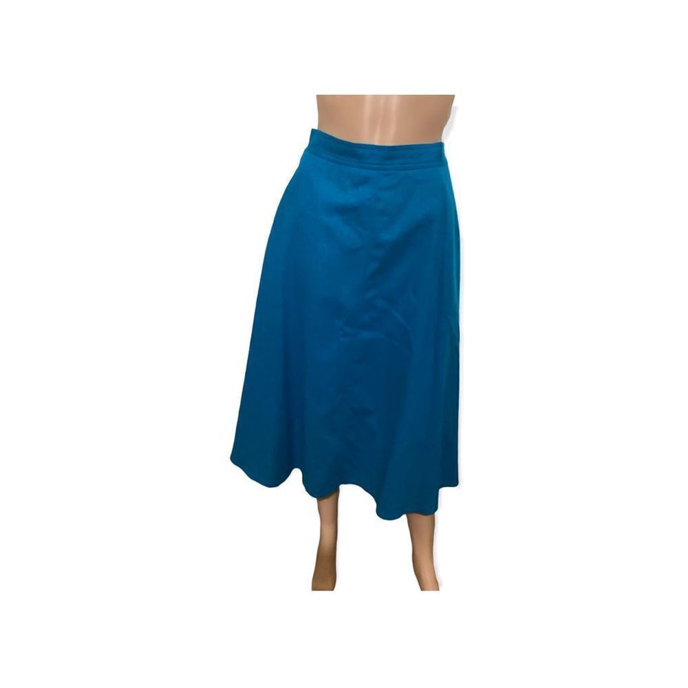 Vintage Summit Sportswear Teal Maxi Skirt Size 12